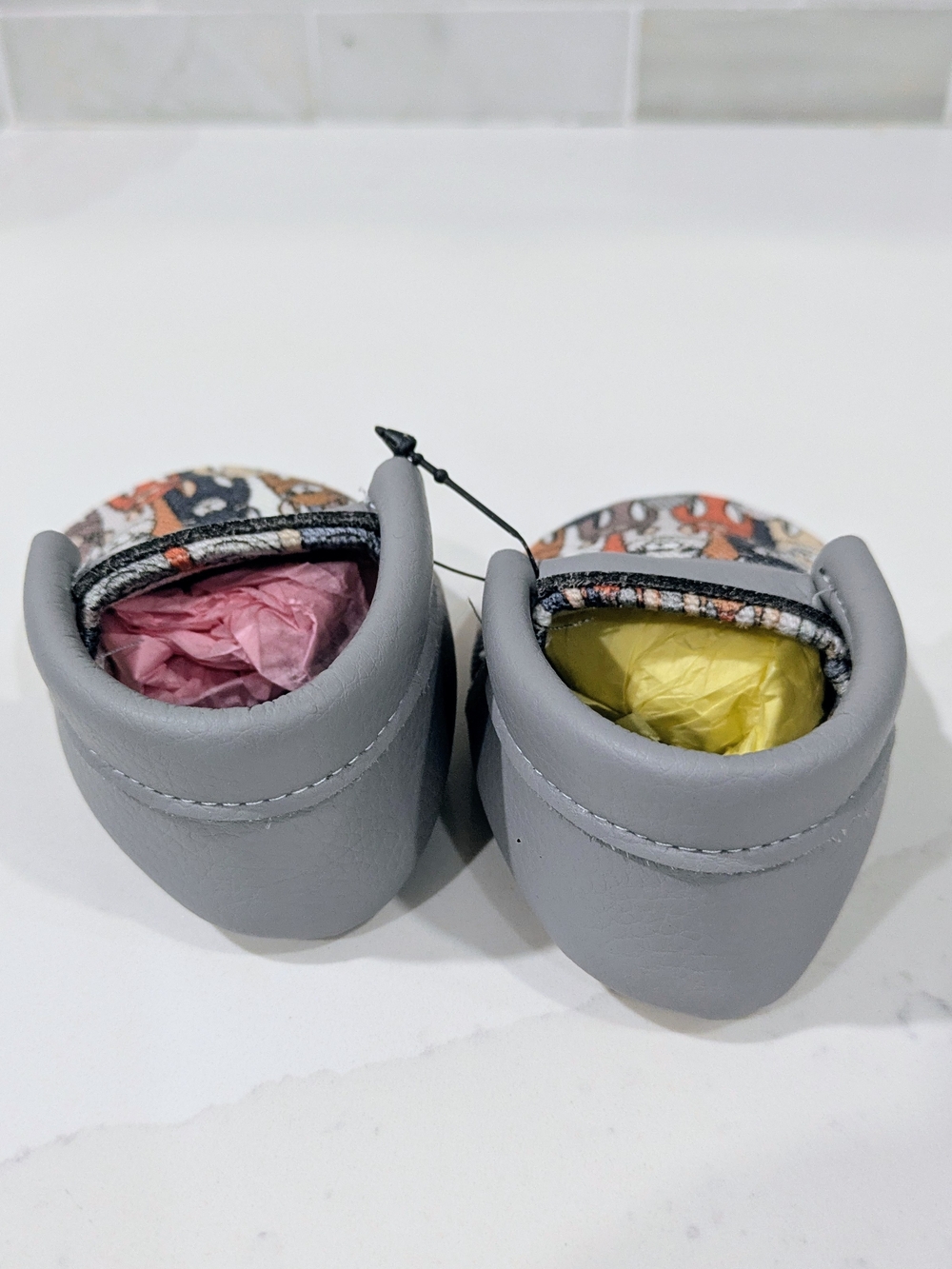 Baby Llama Print Soft Moccasins - Picture 3 of 5